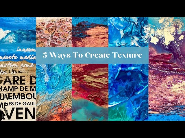 How To Use Texture Paste In Mixed Media · Artsy Fartsy Life