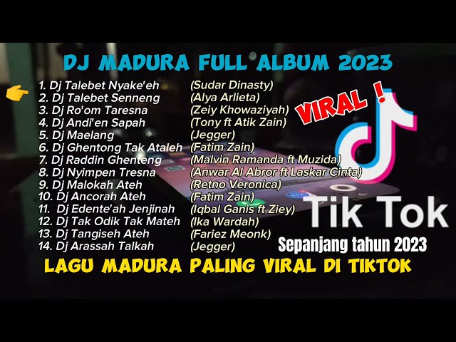 DJ MADURA FULL ALBUM | LAGU MADURA VIRAL DI TIKTOK SEPANJANG 2023 | LAGU MADURA FULL ALBUM class=