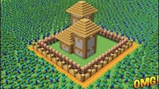 1000 zombies best defense base in minecraft