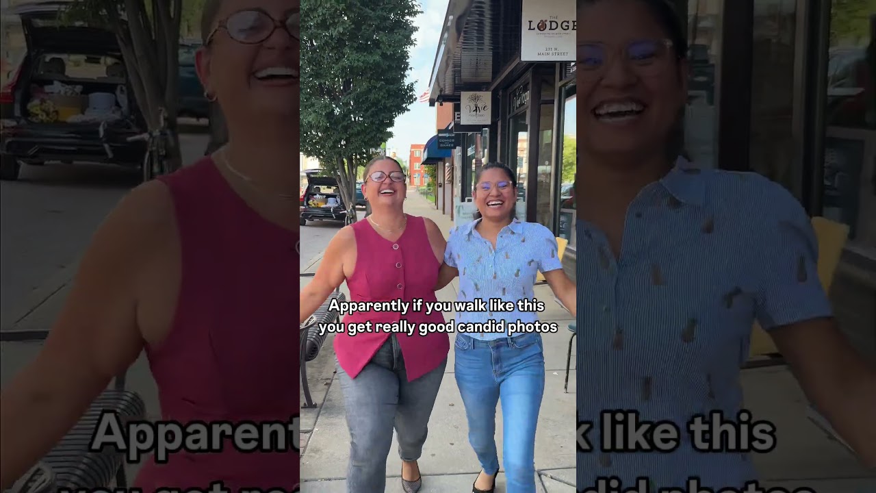 Apparently you get the best candid photos doing this 😂