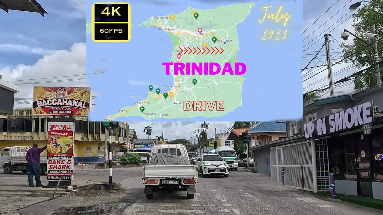 A #realtime #drive from West to East Trinidad - Warren Rd to Little ...