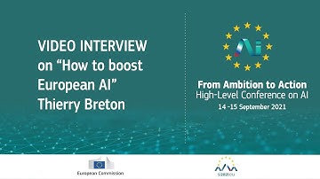 02 02  VIDEO INTERVIEW on “How to boost European AI” Thierry Breton