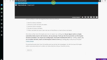 Tutorial: Criar base de dados do Blog em WordPress no servidor local XAMPP