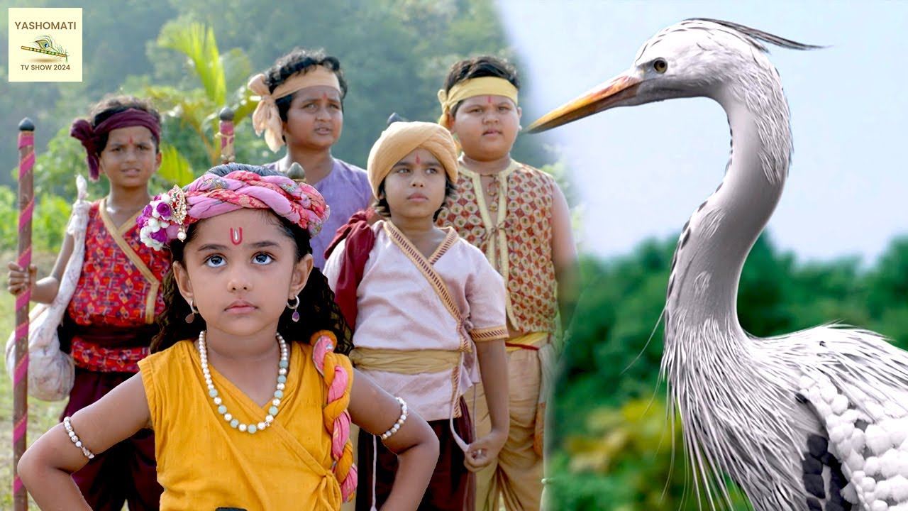 कान्हा को मारने आया बकासुर राक्षस | Yashomati Maiyya Ke Nandlal Ep 106 | Yashomati TV Show 2025