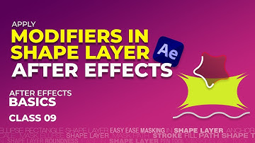 Apply Shape Layer Modifiers in Adobe After Effects | After Effects For Beginners Class 09