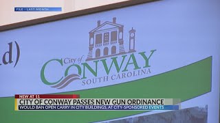 City of Conway passes new gun ordinance