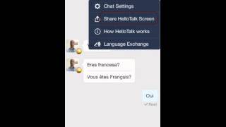 Share HelloTalk from the chat screen screenshot 4
