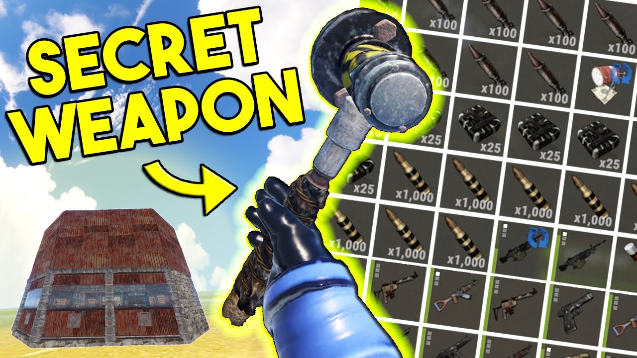 Rust RAIDING 700 ROCKETS with SALVAGED HAMMER - Rust Secrets 2020 -Terra Rusticus (modded ECO raids)