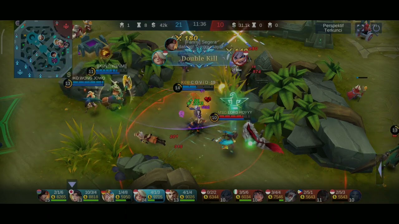 new hero Melissa baru pake langsung maniac