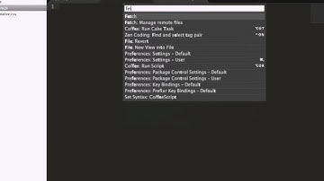 Sublime Text Perfect Workflow - 017 - Fetch Files With Ease
