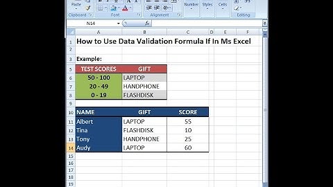 Microsoft excel training |How to Use Data Validation Formula IF PART 1