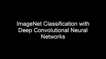 ImageNet Classification with Deep Convolutional Neural Networks