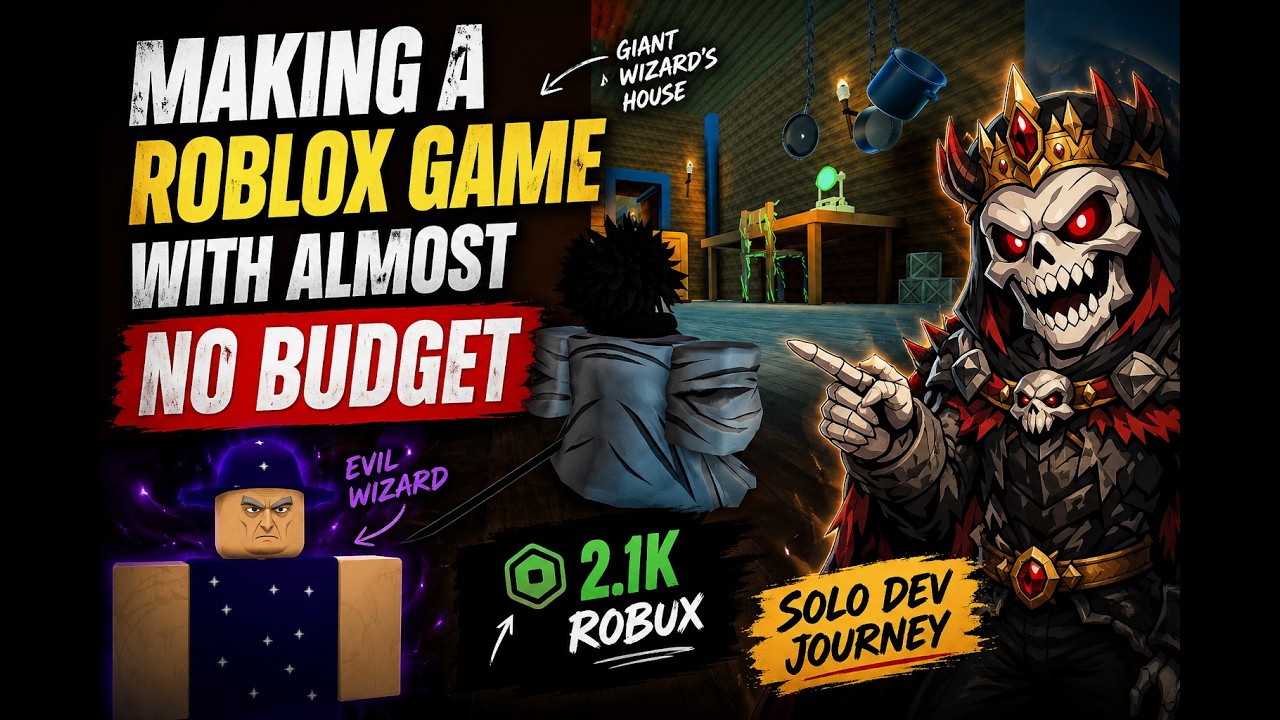 Making a Roblox Game With Almost No Budget - YouTube
