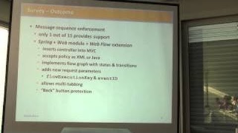 OWASP AppSec EU 2017: A Doorman for Your Home Control Flow Integrity Means in Web Framewor
