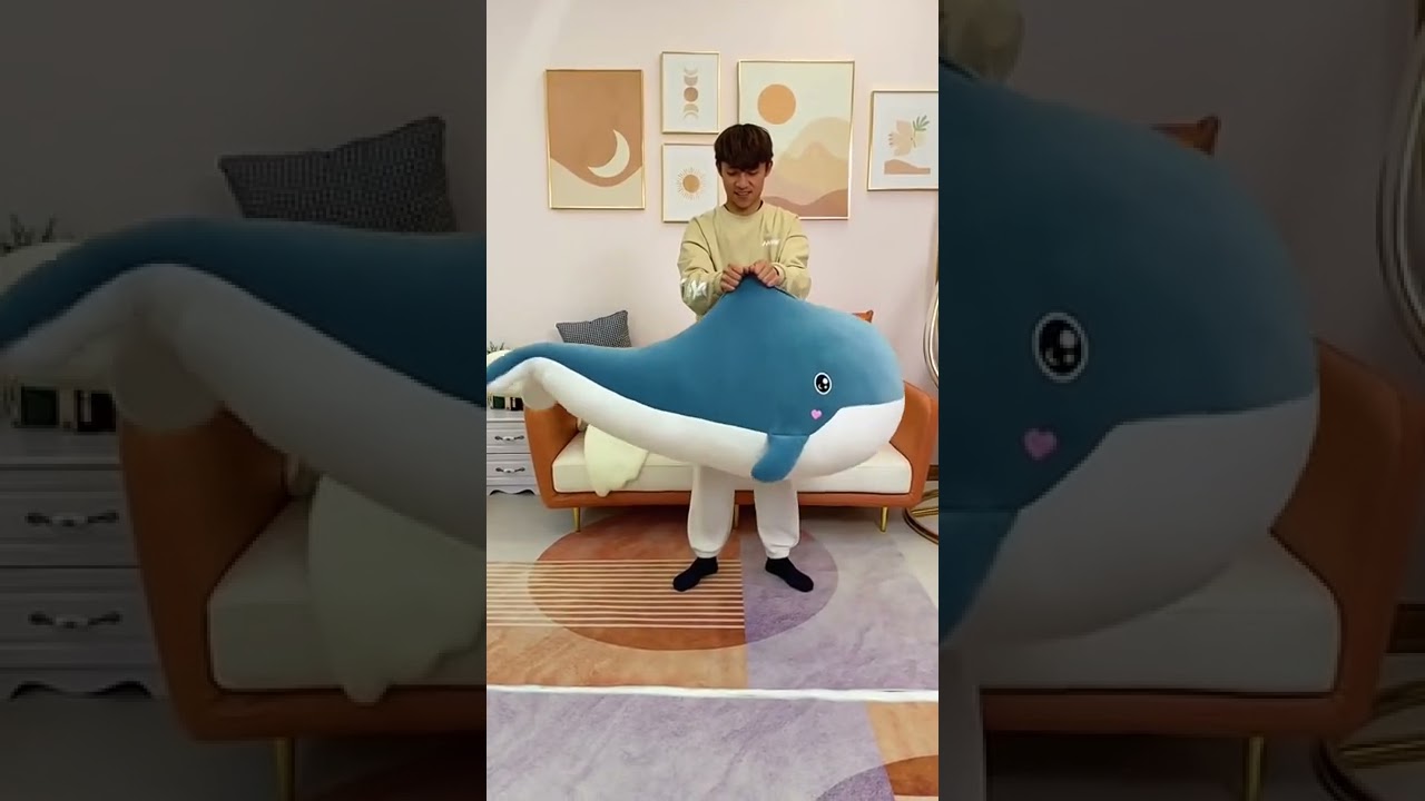 Cute Whale Plush 