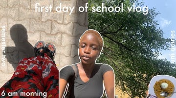 first day of university vlog 2024📓Nigeria| a day in the life of a nigerian student, grwm + vlog