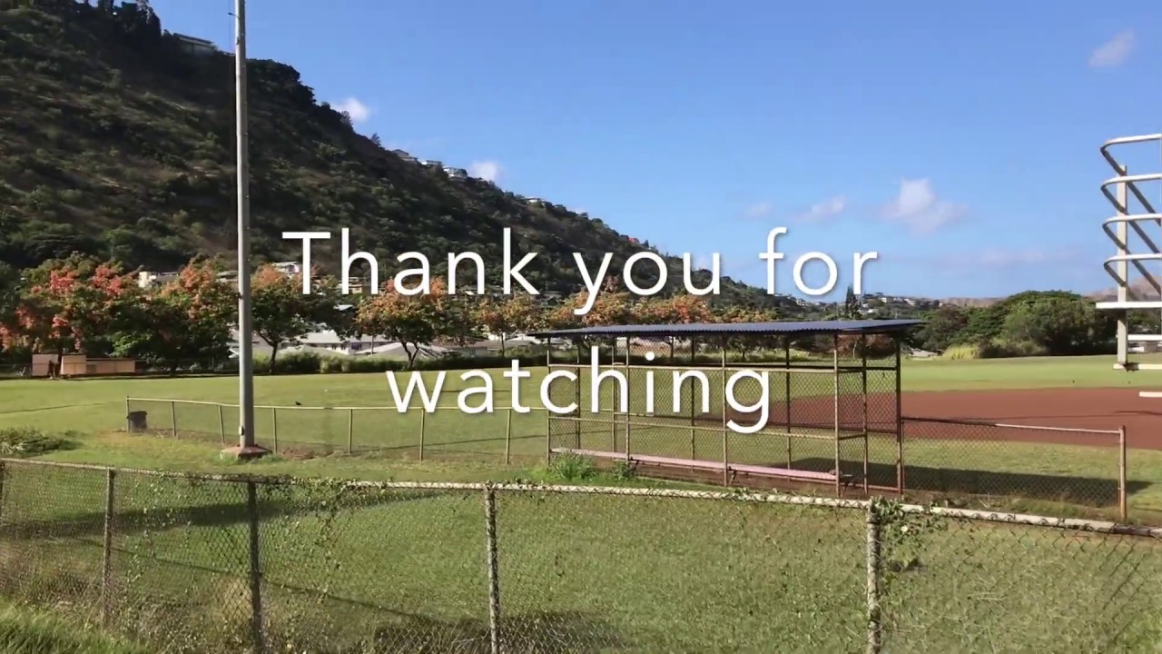 Good morning Palolo No.3, Palolo Valley District Park ハワイの風景、パロロ公園