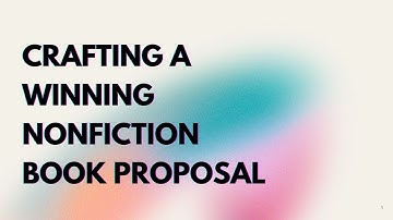 Crafting A Winning Nonfiction Book Proposal: Tips from Literary Agent Taj McCoy, Laura Dail Literary