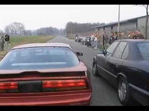 1991 stock Pontiac Trans Am 5.0 TPI 5-Speed 230 HP vs. BMW E34 540i