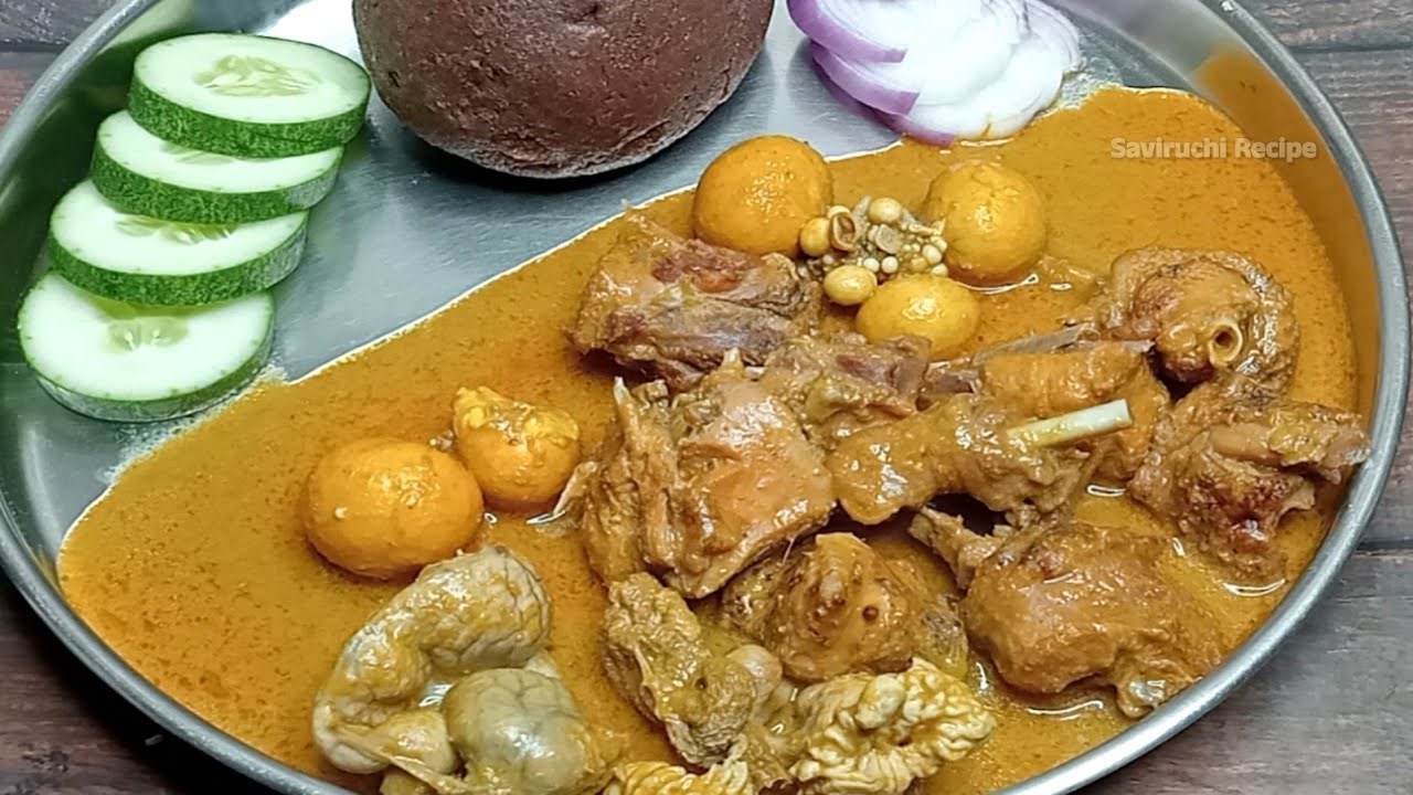 ಆಹಾ!! ಎಂಥ ರುಚಿ ಮೊಟ್ಟೆ ಕೋಳಿ ಸಾರು | Chicken Sambar Recipe In Kannada | Chicken Curry Recipe In Kannada