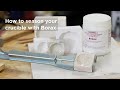 How to season your crucibles with Borax