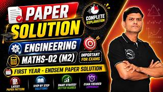 Engineering Maths-02 (M2) Endsem Paper Solution | First Year (M2) | #engineering