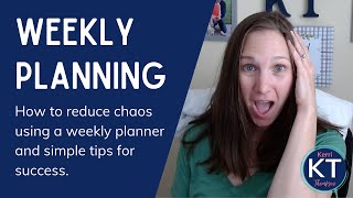 Weekly Planner for Busy Moms 📅