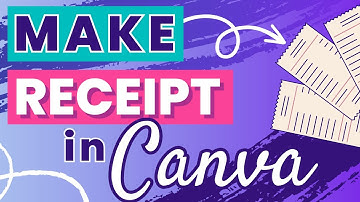 Make Professional Receipts Easily with Canva