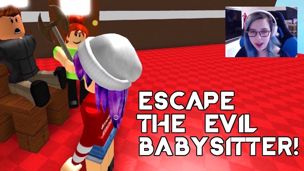 Roblox Escape The Evil Babysitter Obby Radiojh Games Youtube