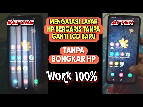 Cara mengatasi LCD Hp garis-garis || Auto Berhasil Work 100%