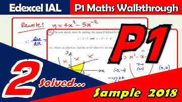 P1 Edexcel Sample 2018 | Question 2 Walkthrough | Indices & Surds (IAL Maths WMA11)