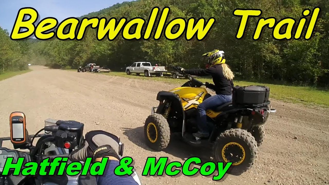 ATV Riding Bearwallow Trails! At Hatfield & McCoy Sept 18th 2017 YouTube