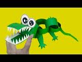 How to make a paper crocodile | Moving paper toy