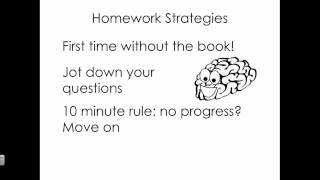 Homework Strategies