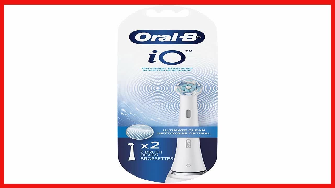 OralB iO Ultimate Clean Replacement Brush Heads, White, 2 Count YouTube