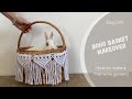 How to Make a Boho Macrame Basket Garland | Easy DIY for Beginners
