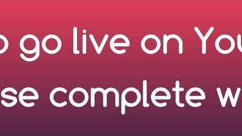 All Process To Go Live On YouTube With TalkBack For blind user🔥🔥🔥