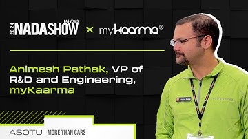 Animesh Pathak, VP, R&D and Engineering, myKaarma | 2024 NADA Show