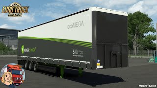 Euro Truck Simulator 2 (1.56) Trailer Berger EcoTrail Mega [1.56] + DLC's \& Mods