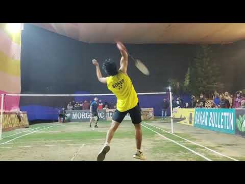 Arnab vs Bonep Men's Singles | Outdoor Badminton Tournament | Assam Outdoor Badminton Tournament