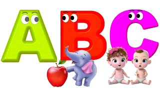 ABC Songs | phonics Song for baby in English | letters song for kindergarten | A for apple