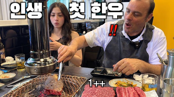 My Italian dad tries 200-euro Korean beef for the first time