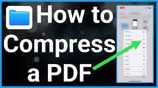 Как сжать PDF на iPhone