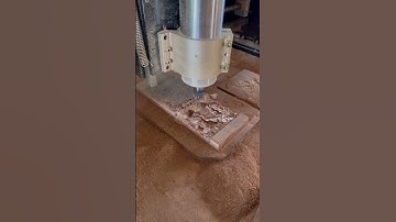Đục gỗ bằng máy CNC tự chế #cnc #cncrouter
