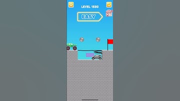 Draw bridge puzzle game level 1550 #gaming #drawing #Shorts