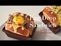 Egg Drop Sandwich: Teriyaki Beef, Ham & Cheese