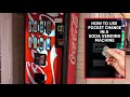How Buy Soft Drink SODA out of Vending Machine Using Change COINS Pepsi Coke Coca-Cola United States