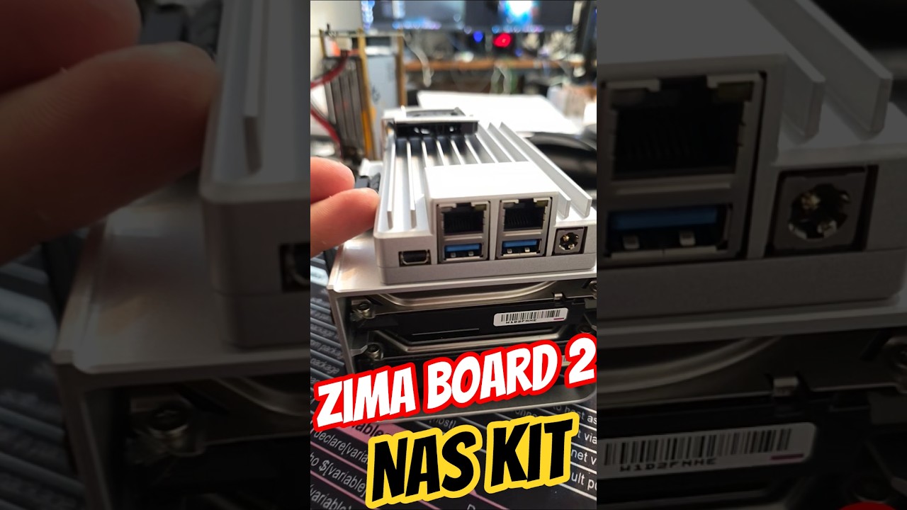 ZimaBoard 2 NAS Kit #homelab #selfhosting #zima - YouTube