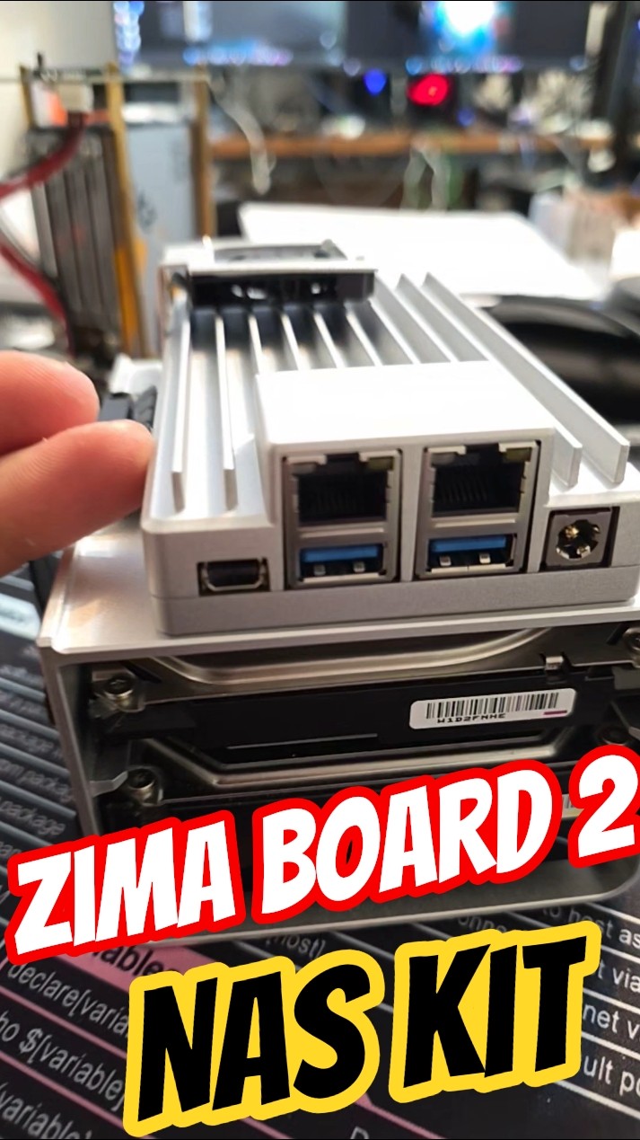 ZimaBoard 2 NAS Kit #homelab #selfhosting #zima - YouTube