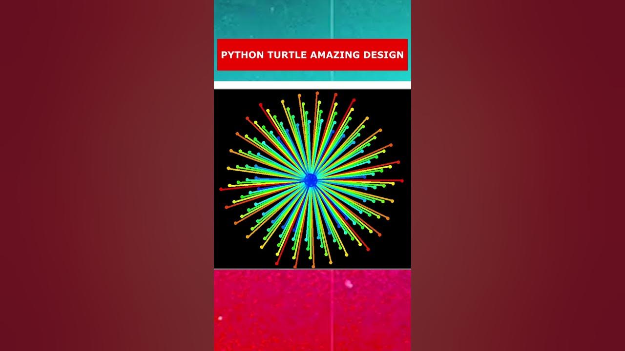 Python Turtle Graphics Code-Amazing Spiral Drawing Animation. - YouTube